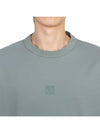 Metropolis Series Stretch Fleece Logo Sweatshirt Grey - CP COMPANY - BALAAN 6