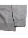 Heart Intarsia Dropped Shoulder Wool Knit Top Grey - LOEWE - BALAAN 5