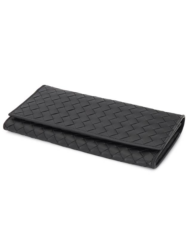 Intrecciato VN Continental Long Wallet Black - BOTTEGA VENETA - BALAAN 4