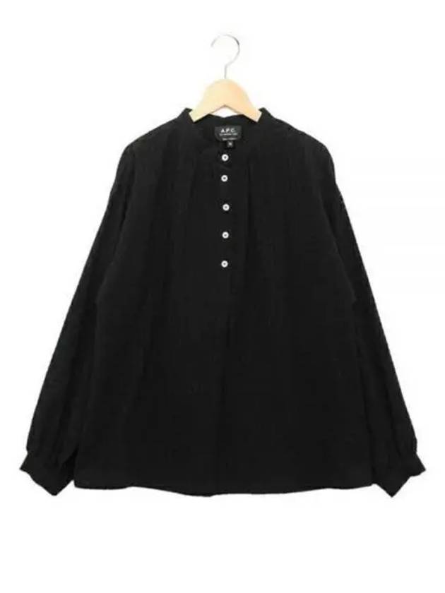 Flora Orphanwork Tartan Blouse Black - A.P.C. - BALAAN 2