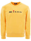 23SS UMK0259 YELLOW Logo Yellow Sweatshirt - KITON - BALAAN 2