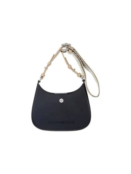 Women s Recycled GUMMY BAG Shoulder Black - EMPORIO ARMANI - BALAAN 1