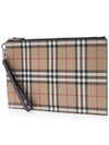 Vintage Check Clutch Bag Beige - BURBERRY - BALAAN 3