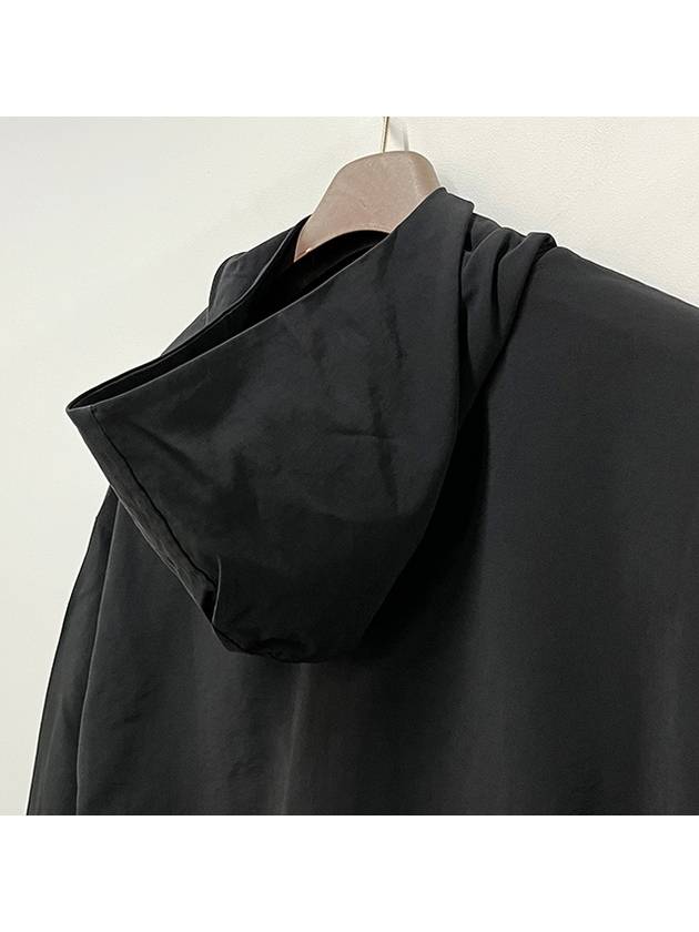 Back Logo Nylon Hooded Anorak Jacket Black 202BT244780F - FEAR OF GOD ESSENTIALS - BALAAN 10