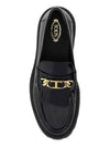 Leather Fringe Loafers Black - TOD'S - BALAAN 2