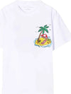 Kids Palm Tree Print T Shirt 8Q8MK1 Z0168 101 - STELLA MCCARTNEY - BALAAN 2