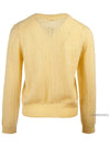 cardigan 2ADII907Z 11JA YELLOW - CELINE - BALAAN 4