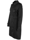 Women's Kensington Trench Coat Black - BURBERRY - BALAAN.