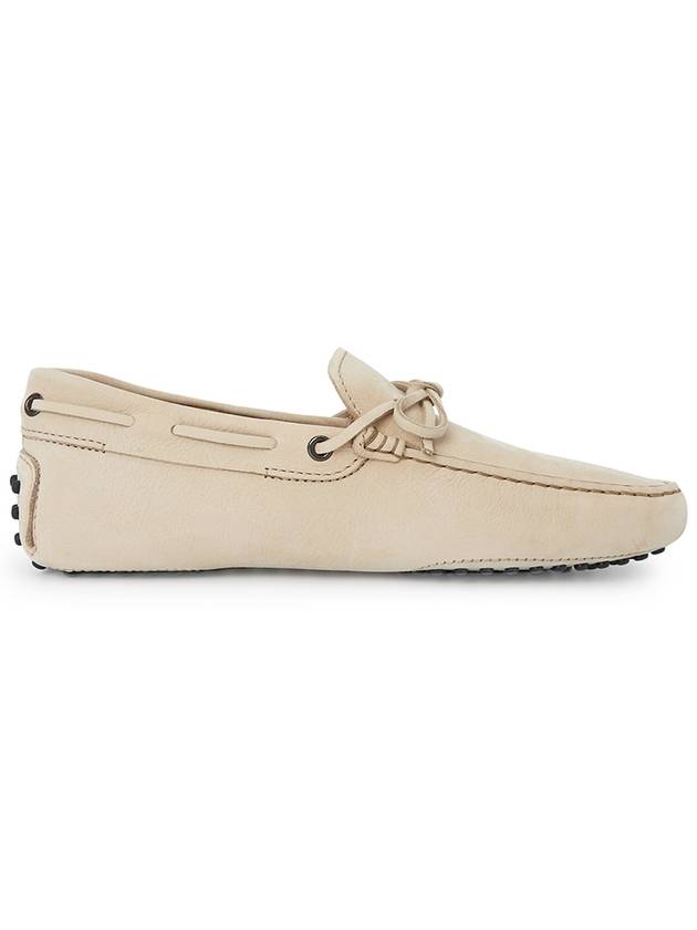 Gommino Nubuck Driving Shoes  Beige - TOD'S - BALAAN 5