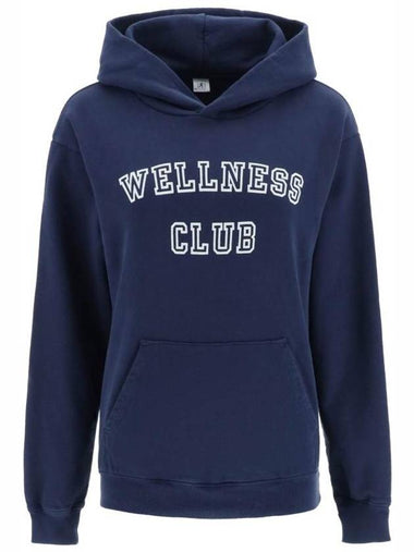 Lettering Logo Hoodie Navy - SPORTY & RICH - BALAAN 1