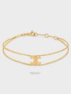 Triomphe Brass Bracelet Gold - CELINE - BALAAN 2