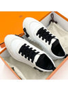 Bouncing Low Top Sneakers Blanc Noir - HERMES - BALAAN 5