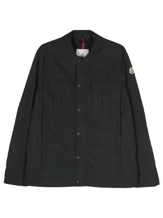 FREMA Windbreaker Shirt Jacket Black Men s 1G00006 54A91 999 - MONCLER - BALAAN 1