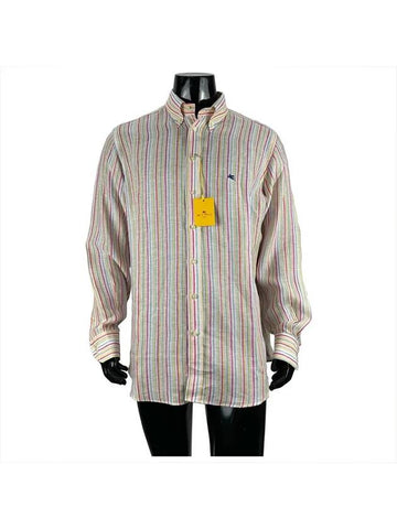 Striped Long Sleeve Shirt - ETRO - BALAAN 1