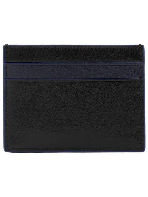 Graphic Pattern Leather Card Wallet Black - MARNI - BALAAN 4