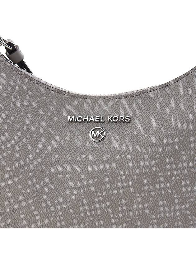 Small Logo Jetset Charm Shoulder Bag Pearl Grey - MICHAEL KORS - BALAAN 8