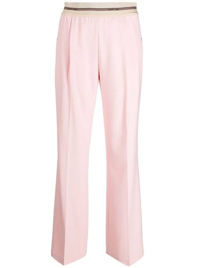 Logo Waistband Straight Pants Pink - HELMUT LANG - BALAAN 2