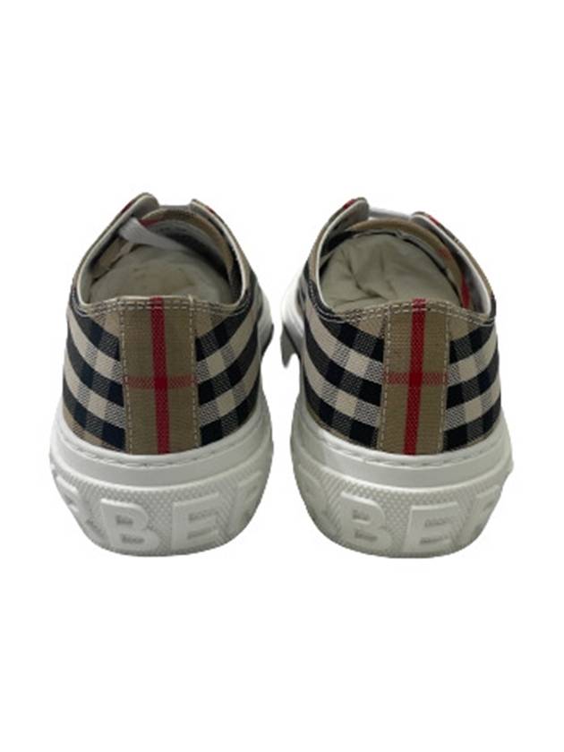 Vintage Check Cotton Sneakers Archive Beige - BURBERRY - BALAAN 5