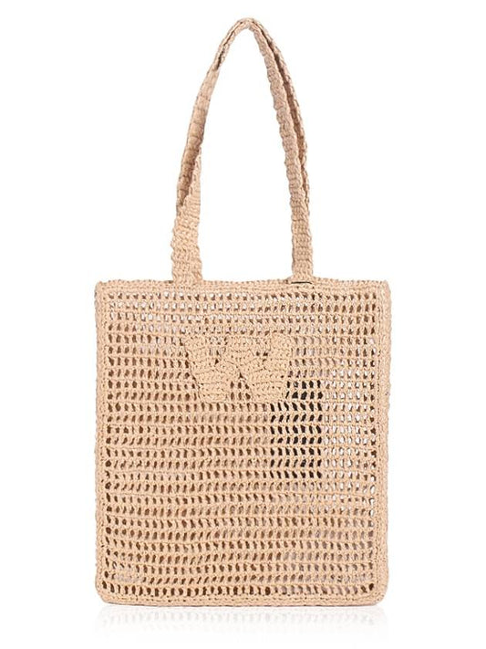 Weekend Women's Saloon Raffia Tote Bag Beige SALOON 001 - MAX MARA - BALAAN 2