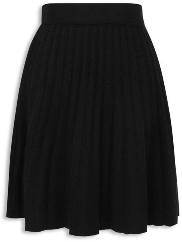 Patch Skirt Shorts Patch Knit Skirt Black MCFW23SK 3BK - MACKY - BALAAN 3