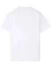 Motion Saturation One Garment Dyed Short Sleeve T-Shirt White - STONE ISLAND - BALAAN 3