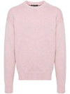 Washiba Crewneck Knit Top Pink - LORO PIANA - BALAAN 1