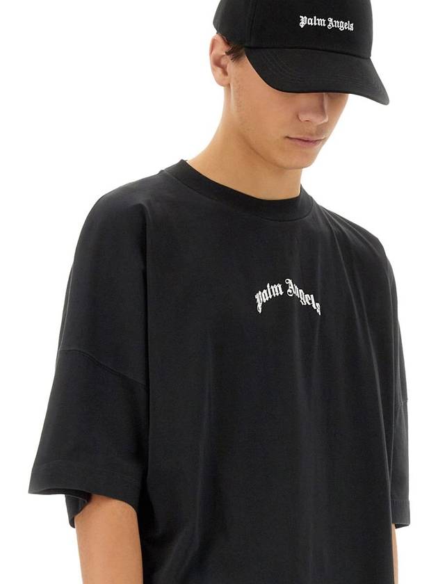 Palm Angels T-Shirt With Logo - PALM ANGELS - BALAAN 4