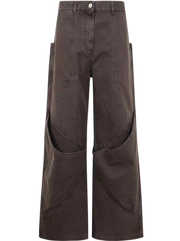 The Attico Gabardine Long Pant Clothing - THE ATTICO - BALAAN 1