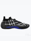 Check Knit Neptune Low Top Sneakers Eclipse - BURBERRY - BALAAN 2