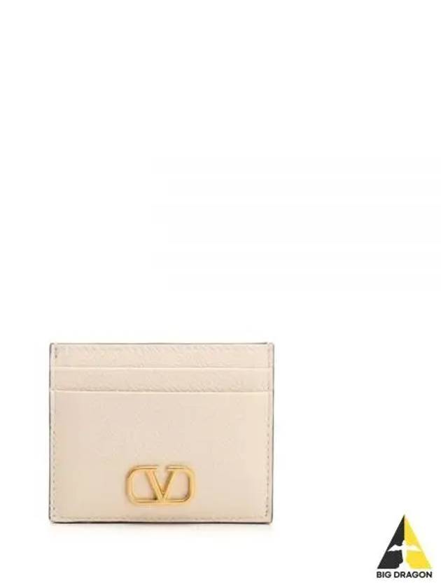 5W0P0V32 SNP I16 5W2P0V32 V logo signature card case - VALENTINO - BALAAN 1