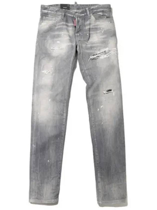 Dsquared 2 This Detail Fake Patchwork Slim Jean Denim Pants Men s Jeans - DSQUARED2 - BALAAN 1