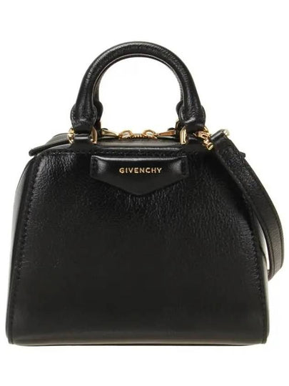 Antigona Cube Leather Tote Bag Black - GIVENCHY - BALAAN 2