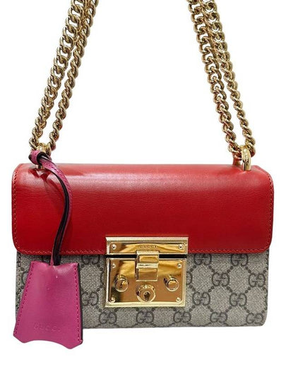 409487 Pink Padlock Small Chain Shoulder Bag - GUCCI - BALAAN 2