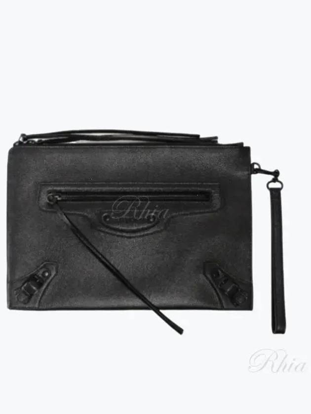 Motor City Large Clutch Bag Black - BALENCIAGA - BALAAN 2