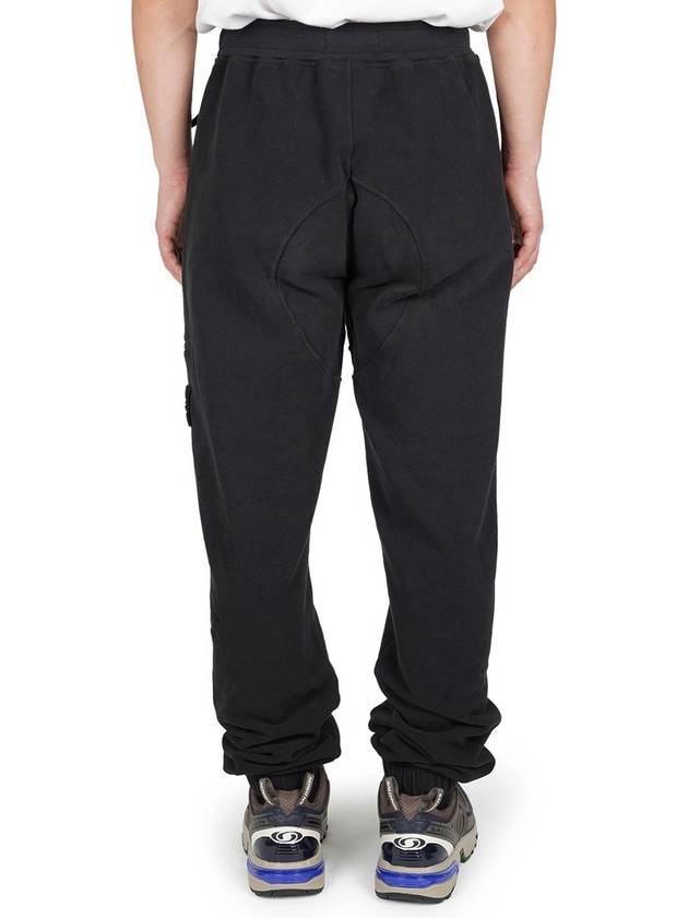 Logo Patch Track Pants Black - STONE ISLAND - BALAAN 10