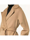 Women's Cles Virgin Wool Single Coat Camel - MAX MARA - BALAAN 5