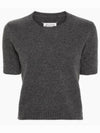 Washed Lambswool Crewneck Knit Top Grey - MAISON MARGIELA - BALAAN 2