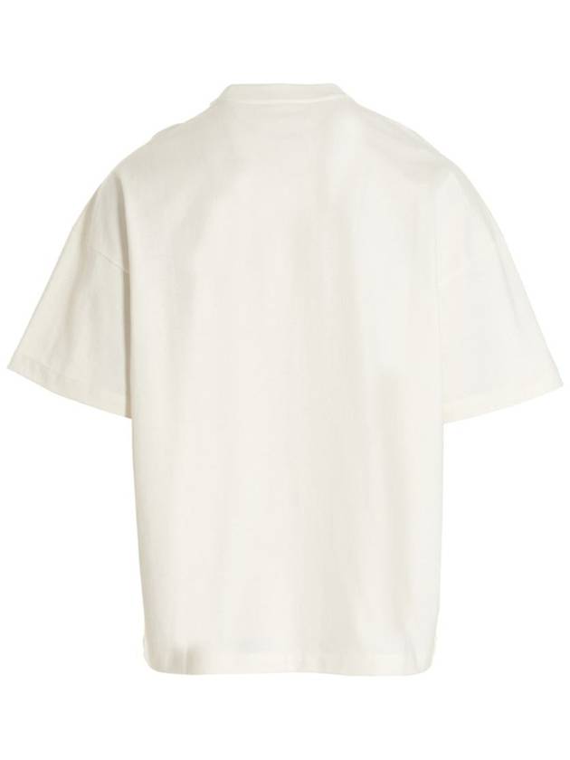 Men's Logo Cotton Short Sleeve T-Shirt White - JIL SANDER - BALAAN 3