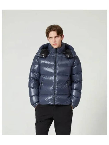 Ulrico N Dark Charcoal Gray Men s Down Jacket - DUVETICA - BALAAN 1