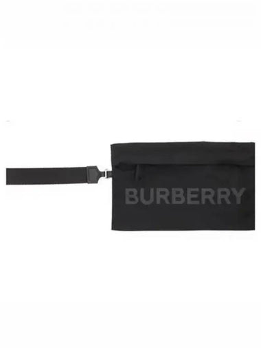 Printed logo nylon pouch bag 270602 - BURBERRY - BALAAN 1