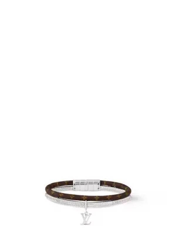 Monogram Swirl Bracelet Brown M8579E - LOUIS VUITTON - BALAAN 2