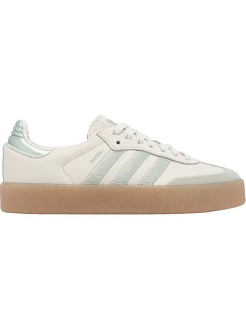 Sambae Low Top Sneakers Light Green White - ADIDAS - BALAAN 1