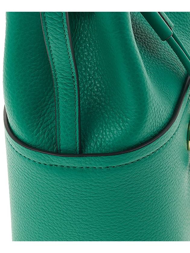 Gancini Mini Bucket Bag Green - SALVATORE FERRAGAMO - BALAAN 10