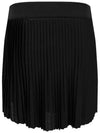 Women's Binx Pleated Skirt Black - J.LINDEBERG - BALAAN 4