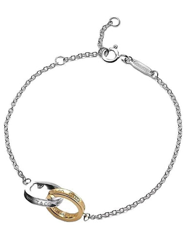 1837 Interlocking Circles Chain Bracelet Silver Gold - TIFFANY & CO. - BALAAN 1