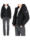 Classic Bunny Zip Up Hoodie Black - MOOSE KNUCKLES - BALAAN 2