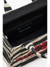 Zebra Canvas The Small Tote Black White 2F4HTT022H05 005 - MARC JACOBS - BALAAN 5