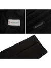 Women's Terry Track Pants Black - MONCLER - BALAAN.