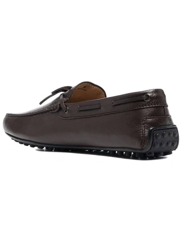 Raceto City Gomino Driving Shoes Brown - TOD'S - BALAAN.