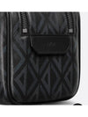 Toiletry Bag Black CD Diamond Canvas Smooth Calf - DIOR - BALAAN 4